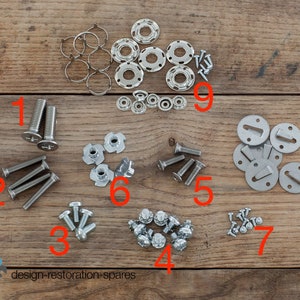 Eames Lounge Chair Complete Screws + Fittings Set | 76pc