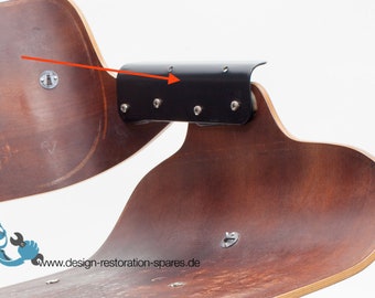Pair of Eames Lounge Seat to Back Shell Connecting Angle Plate