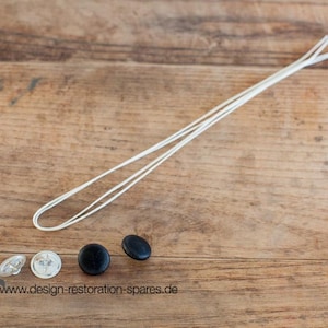 2 Eames Lobby Chair Cushion Buttons