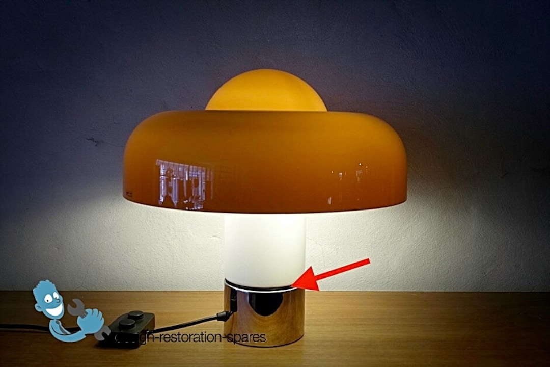 Rubber Ring for Brumbury Lamp by Luigi Massoni for Guzzini