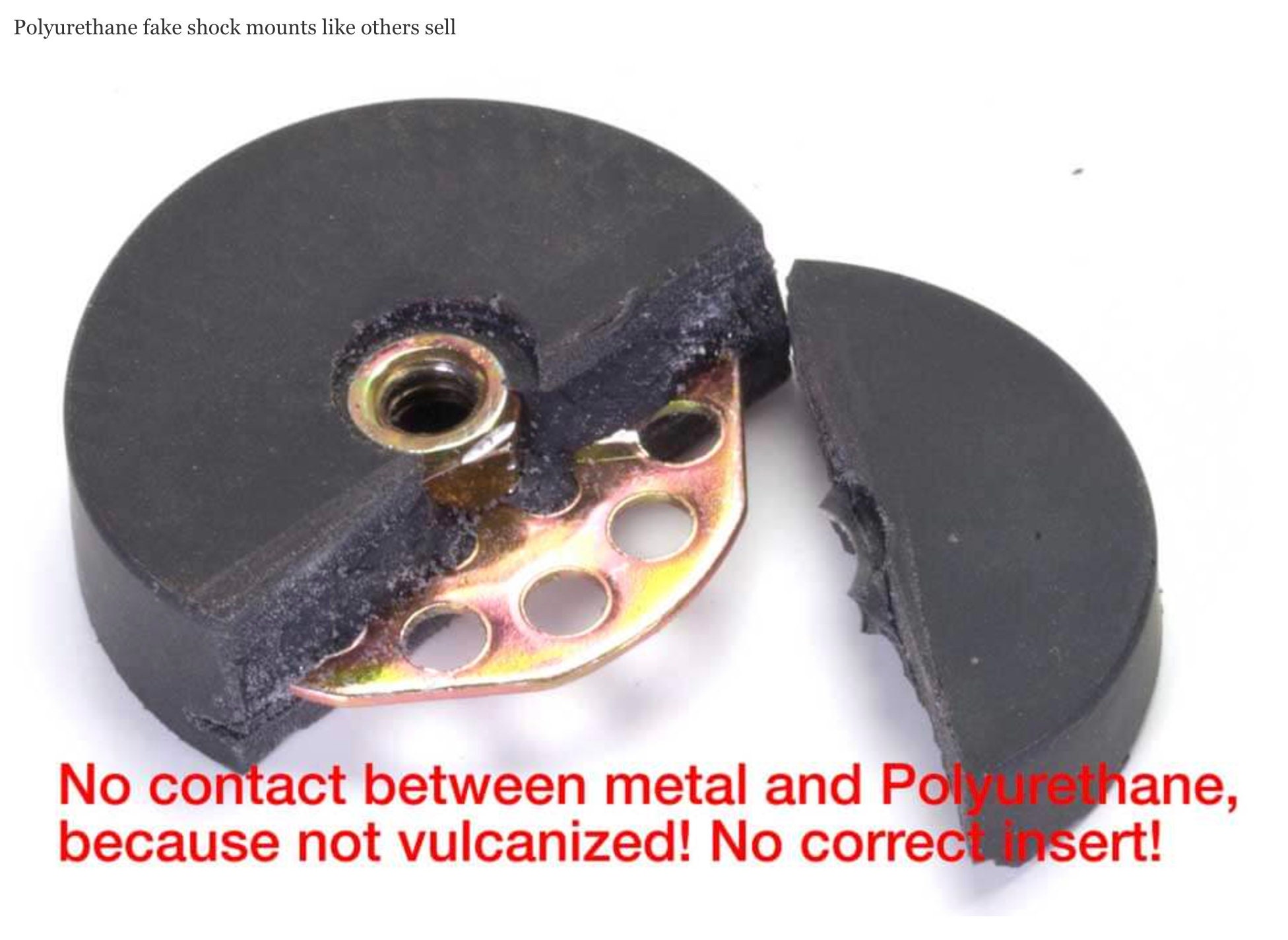 Replacement Neoprene Shock Mounts for Eames Herman Miller Fiberglass Chairs Armchair Sidechair