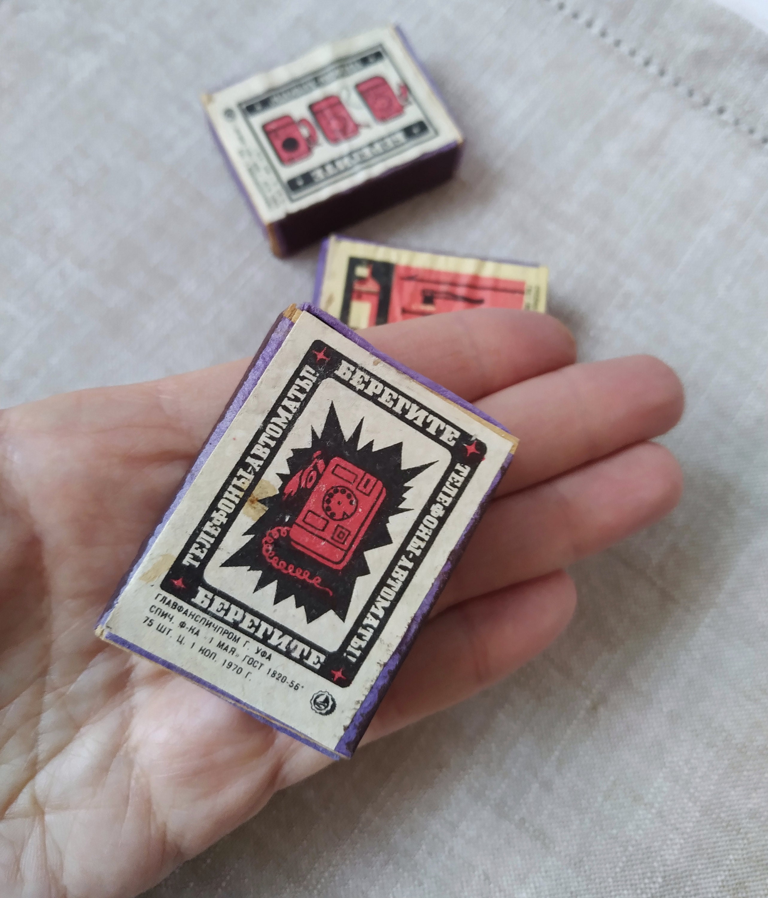 Matches box vintage Soviet vintage matchboxes Russian Etsy