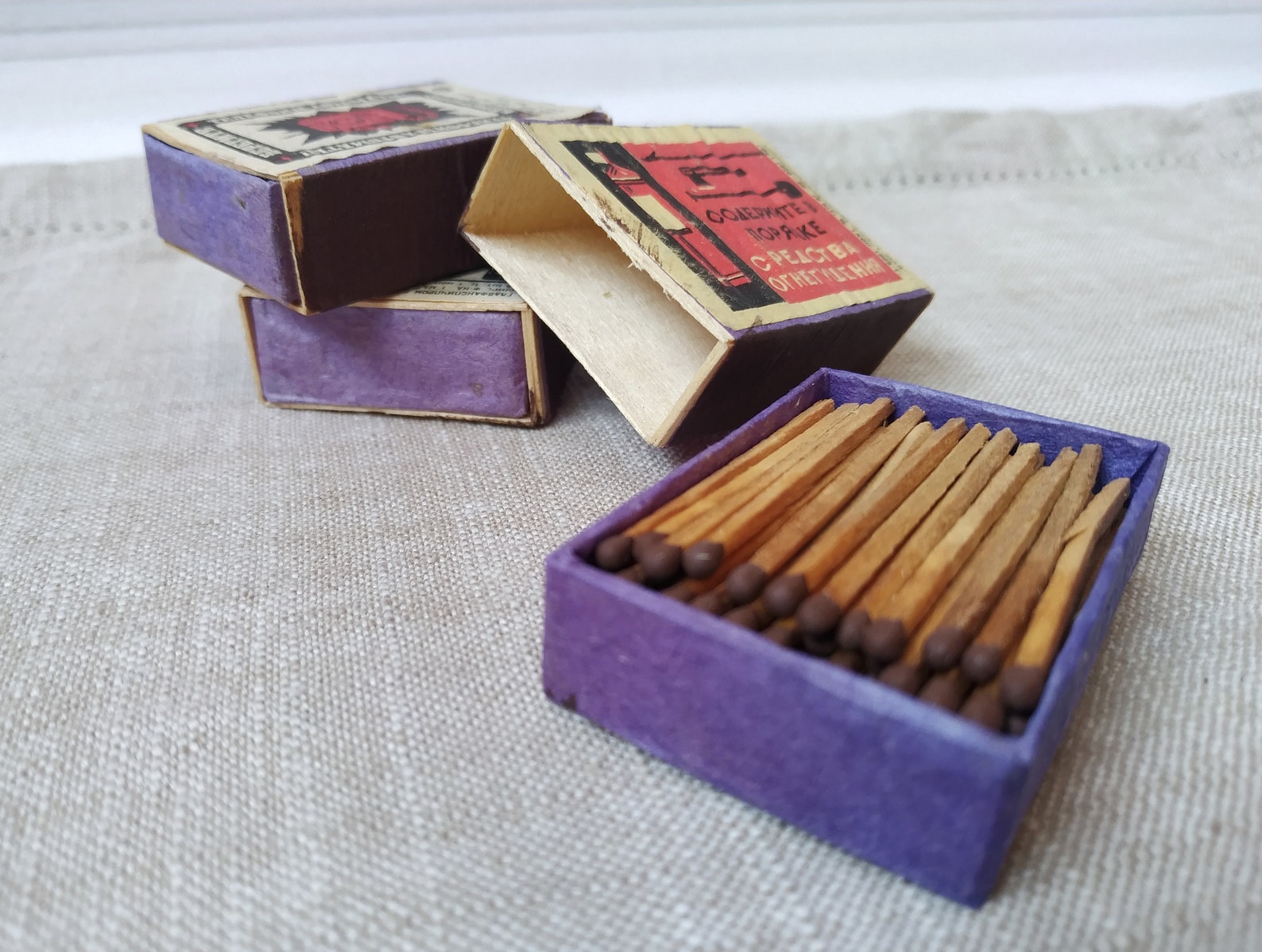 Matches box vintage Soviet vintage matchboxes Russian Etsy