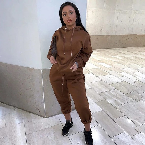 brown plt tracksuit