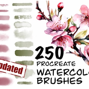 250 Aquarellpinsel für ProCreate
