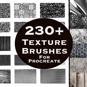 230 Textuurpenselen voor ProCreate