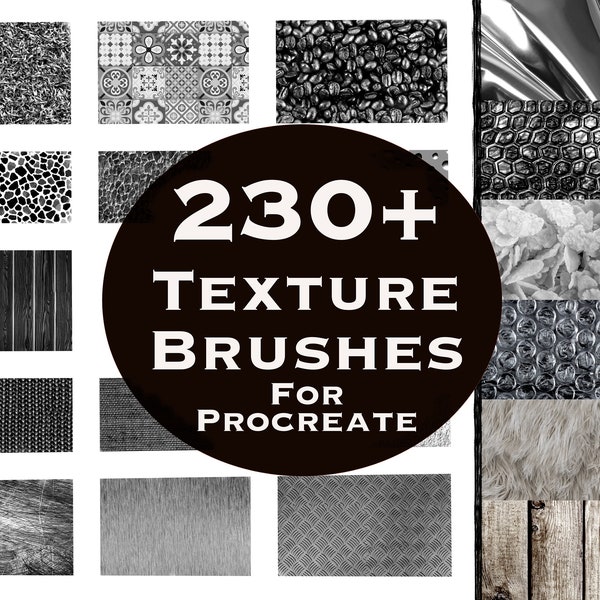 230 Texture brushes for ProCreate