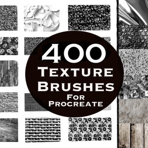 400 Texture brushes for ProCreate