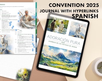 Revista Convención Española 2025, CUADERNO DE Adoración Pura, Descarga Instantánea, para impresión y uso digital