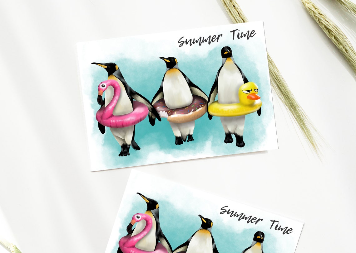 Druckbare lustige Pinguin Karte A6 Karte 58x83 Zoll Karte | Etsy Druckbare lustige Pinguin Karte A6 Karte 58x83 Zoll Karte | Etsy