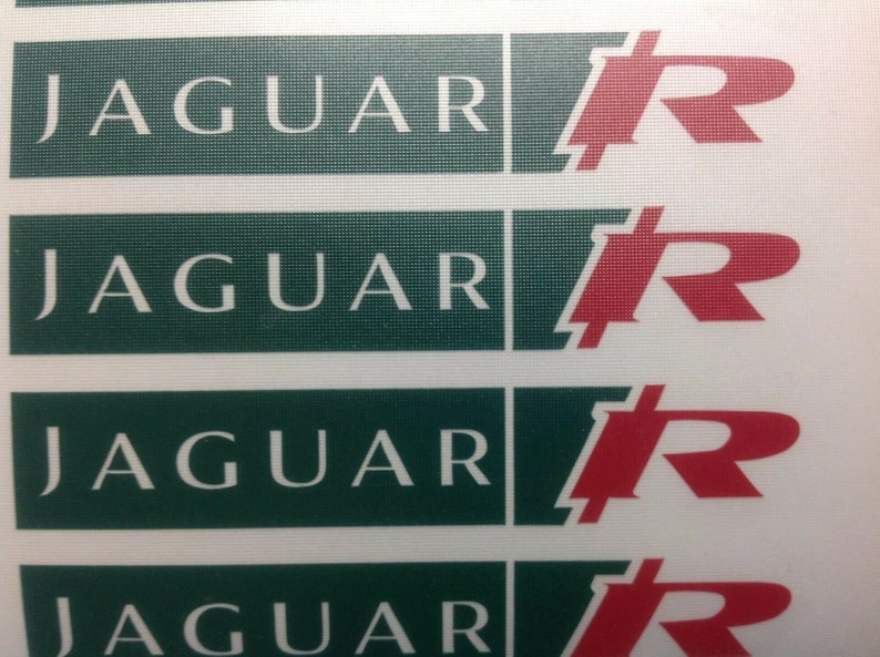 Set of 6x Jaguar R Brake Caliper Decal Sticker fits F type R Etsy
