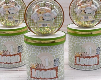 Safari Chips Can, Safari Party Favor, Mickey Safari Party Decor, Safari Party Decor, Safari Birthday Party, Safari Party