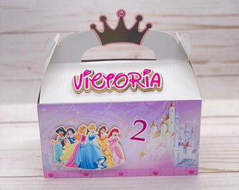 Princess Favor Boxes, Princess Party Decorations, Princess Birthday Party, Disney Princess Favor, Disney Princess Theme Party