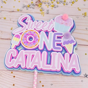 Sweet One Cake Topper, Sweet One Birthday Party, Sweet One 1st Birthday Party, Sweet One 1st Party Decor, 1st Birthday Sweet One
