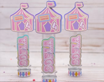 Carnival Candy Tube, Carnival Party, Circus Party, Carnival Birthday, Circus Theme, Carnival Party Favor, Circus Party Favor,Circus Birthday