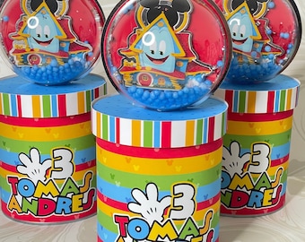 Mickey Mouse Funhouse Chips Can, Funhouse Birthday, Mickey Funhouse Favors, Mickey Mouse Party, Funhouse Theme, Mickey Mouse Funhouse