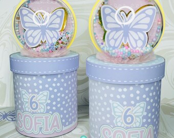 Butterfly Chips Can, Butterfly Favors, Butterfly Party Decor, Butterfly Birthday Party, Butterfly Party, Butterfly Gifts, Baby Shower Favors