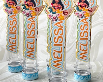 Moana Candy Tube, Moana Birthday Party, Moana Birthday, Moana Party Decor, Moana Party, Moana Party Theme