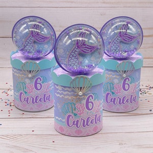 Mermaid Chips Can,Mermaid Favor, Mermaid Party Decor, Under the Sea Favors, Mermaid Birthday Party, Little Mermaid Party,Under the Sea Favor