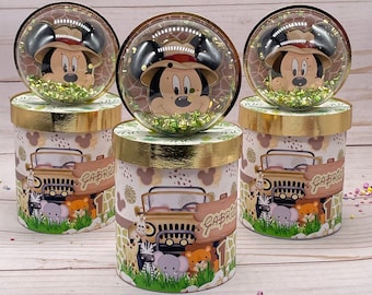 Mickey Safari Chips Can, Safari Party Favor, Mickey Safari Party Decor, Mickey Mouse Party Decor, Mickey Safari Birthday Party, Safari Party