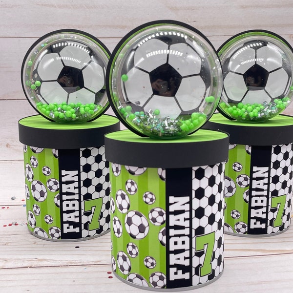 Soccer Chips Can, Soccer Party Favor, Soccer Party Decor, Football Party Decor, Soccer Birthday Party, Sports Soccer Party