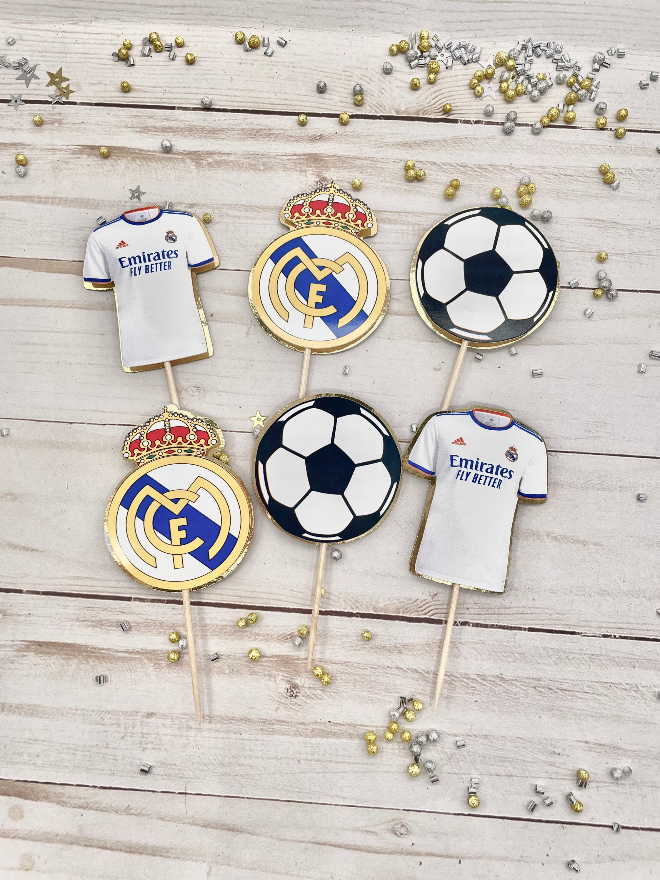 Olla de crack Atticus cadena Real Madrid Cupcakes - Etsy
