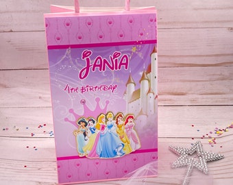 Princess Favor Bags, Princess Party Decorations, Princess Birthday Party, Disney Princess Favor, Disney Princess Theme Party