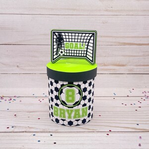 Soccer Chips Can, Soccer Party Favor, Soccer Party Favor, Soccer Party Decor, Soccer Birthday Party, Sports Soccer Party