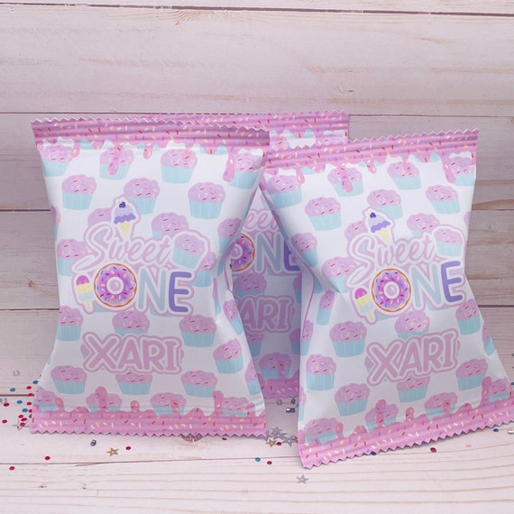 Sweet One Chips Bags, Sweet One Birthday Chips, Sweet One 1st Birthday Party, Sweet One 1st Party Decor, 1st Birthday Favors