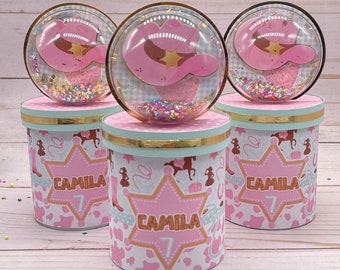 Cowgirl Chips Can, Howdy Party, Cowgirl Party, Cowgirl Rodeo, Pink Boot, Disco Cowgirl, Rodeo Party, Pink Cowgirl, Cowgirl Theme Party