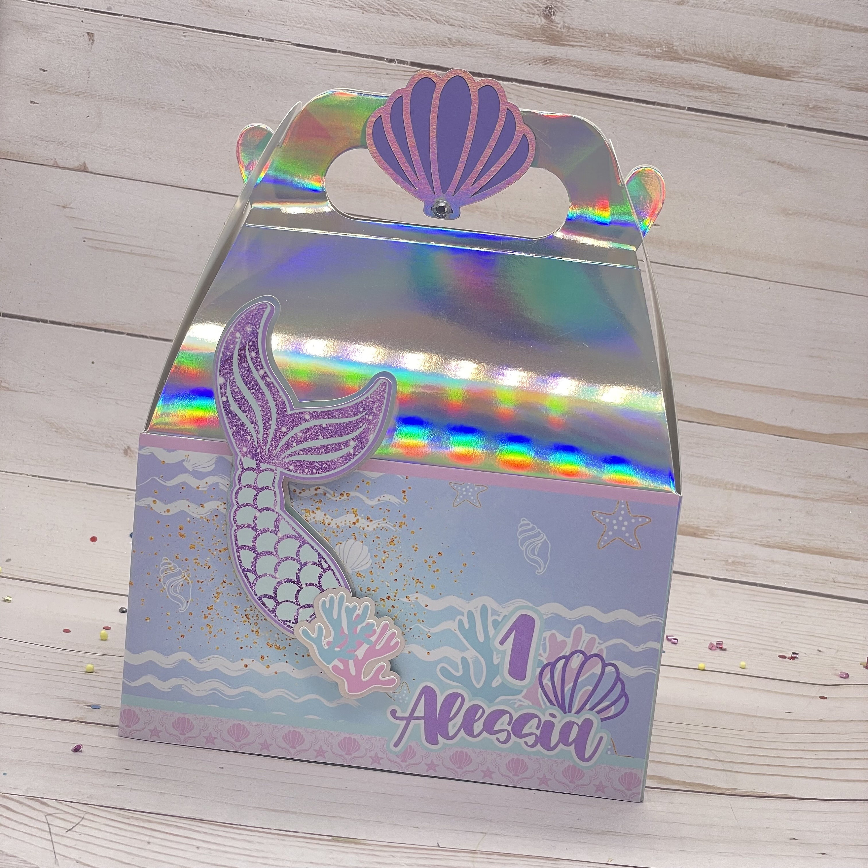 Mermaid Party Favor Box, Under the Sea Theme - Etsy