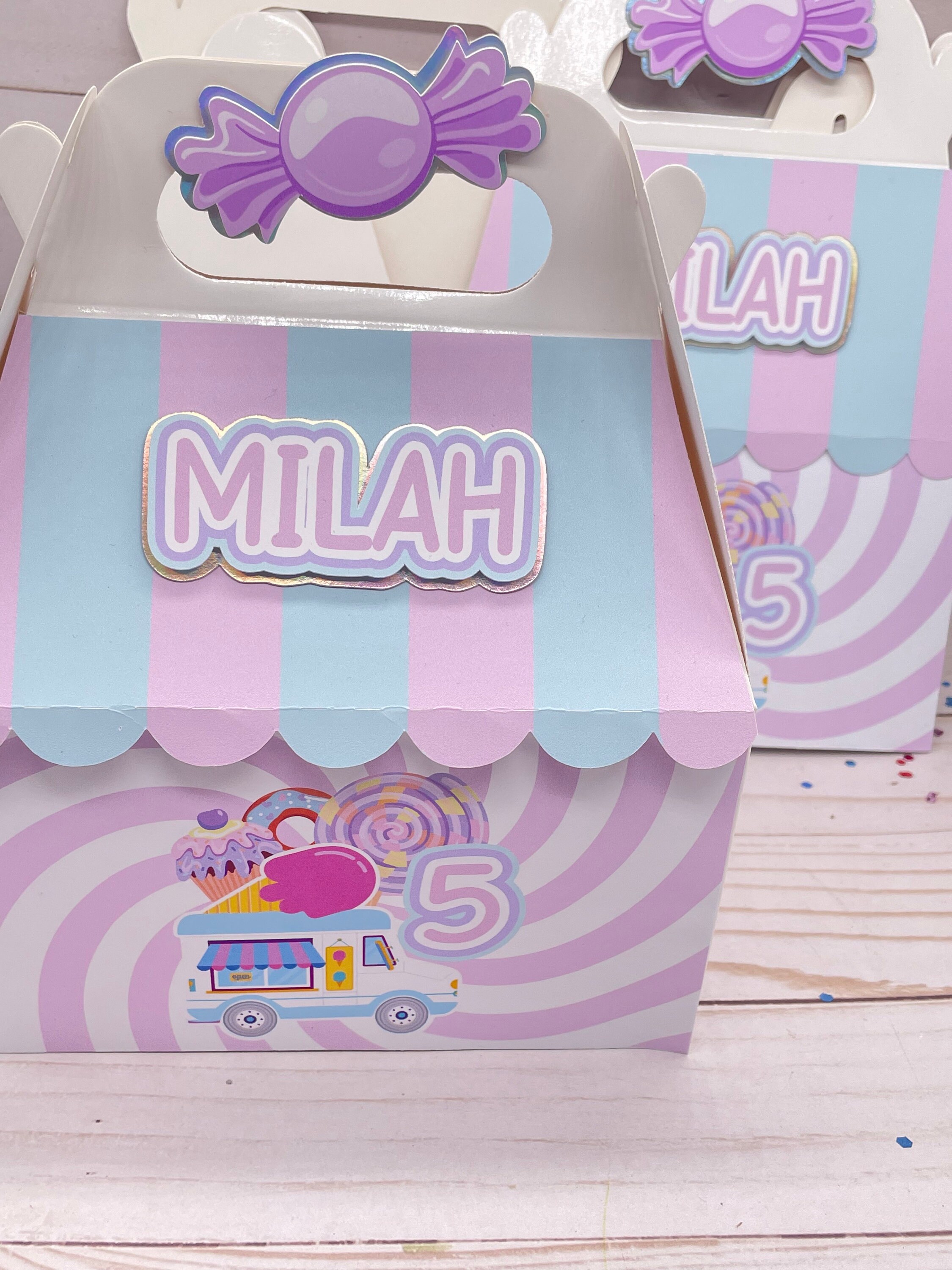 Candyland Favor Box