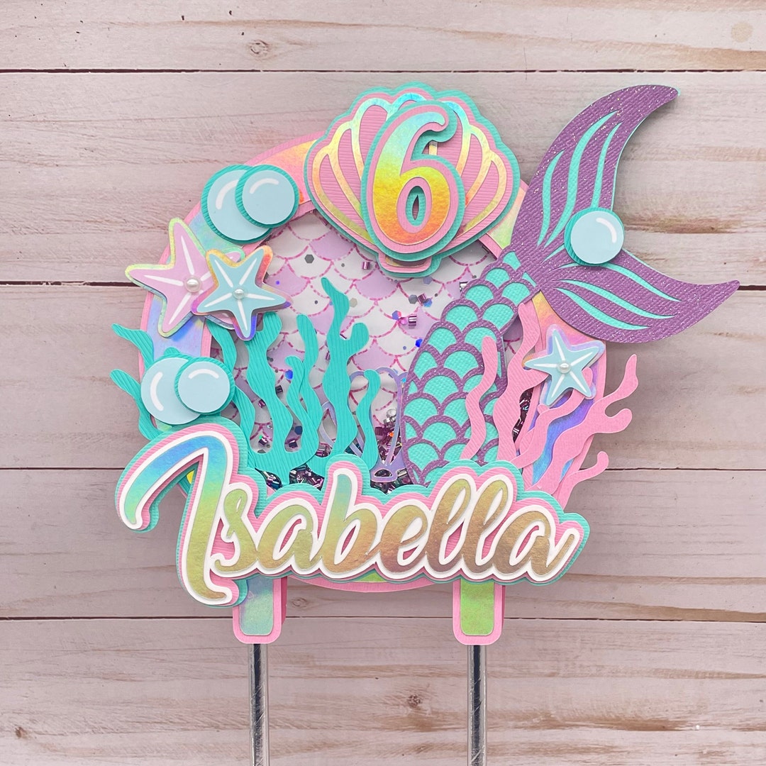 Aazon.co: EOVAN Eraid Cake Topper Under The Sea Cake Toppers With
