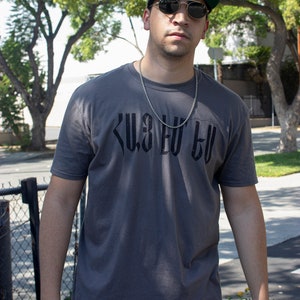 Armenian HAY EM YES Gray T-Shirt