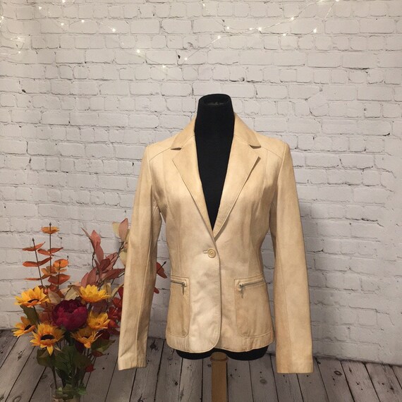 DANIER Leather Blazer