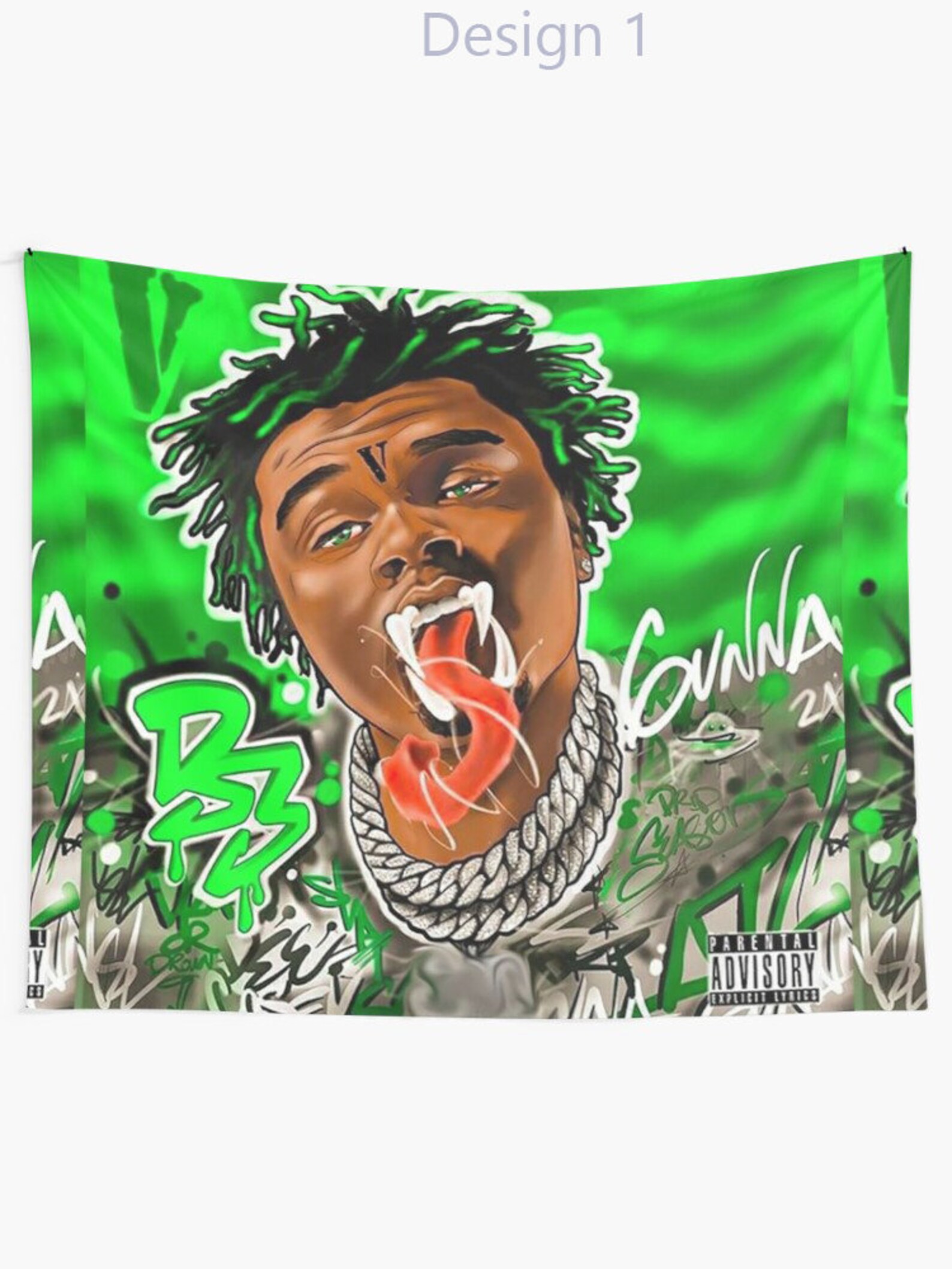 Gunna Wall Tapestry Wall Hanging Decoration Art Etsy