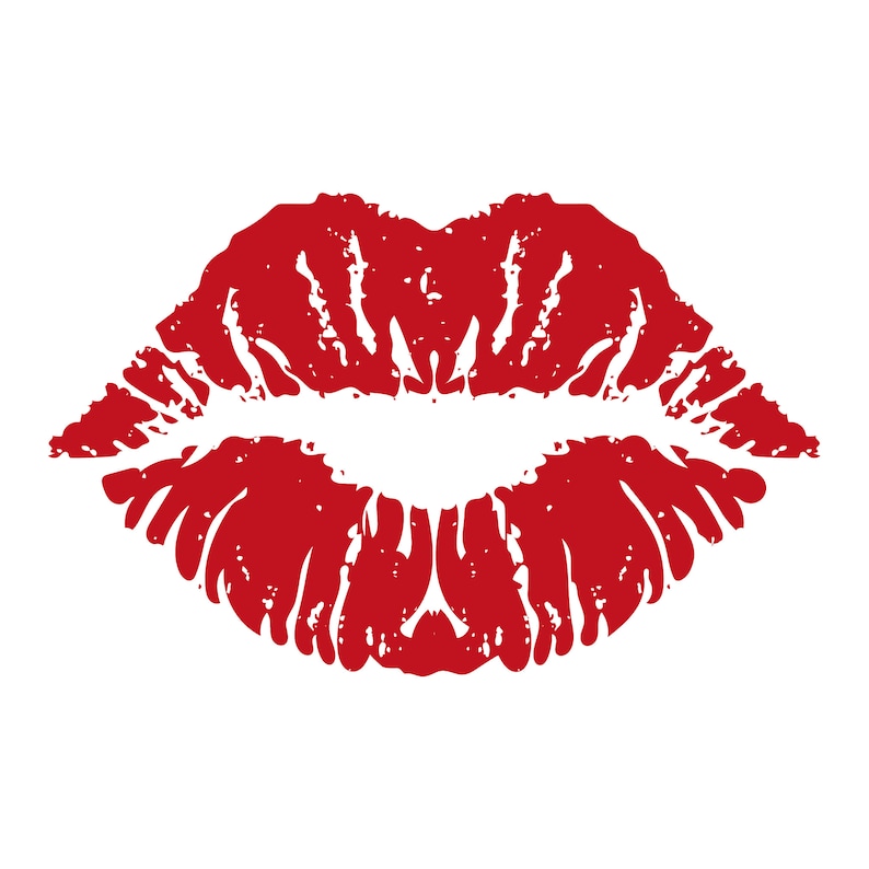 Lips SVG Valentines Day SVG Kissy Lips SVG Kiss Cricut Cut Files Kiss ...