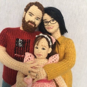 Custom Portrait Doll, Mini Me Doll, Personalized Doll, Personalized Gift, Crochet Doll from photo, Custom Gift, Mothers day gift image 4