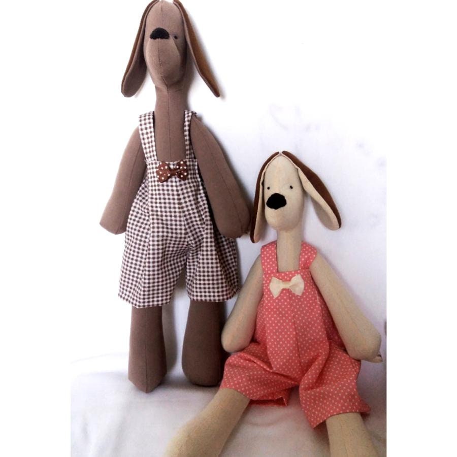 Hand Made Toys Stuffed Dog Toy Animal Rag Toy Rag Doll Etsy