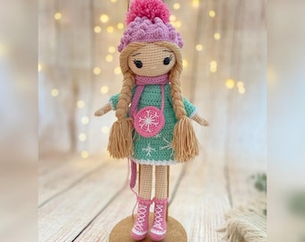 Handmade gift, Amigurumi, crochet doll, Gift for daughter, toys for kids, gift for kids, Birthday gift, Gift for her, for doll collector