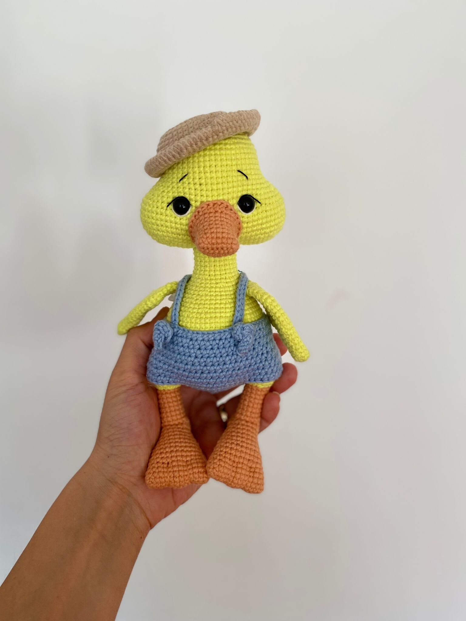 Handmade crochet duck toy, Handmade toys for kids, Easter Gift, Doll for girls, Duckie, Gift for baby, Knit Dolls, toys for toddler