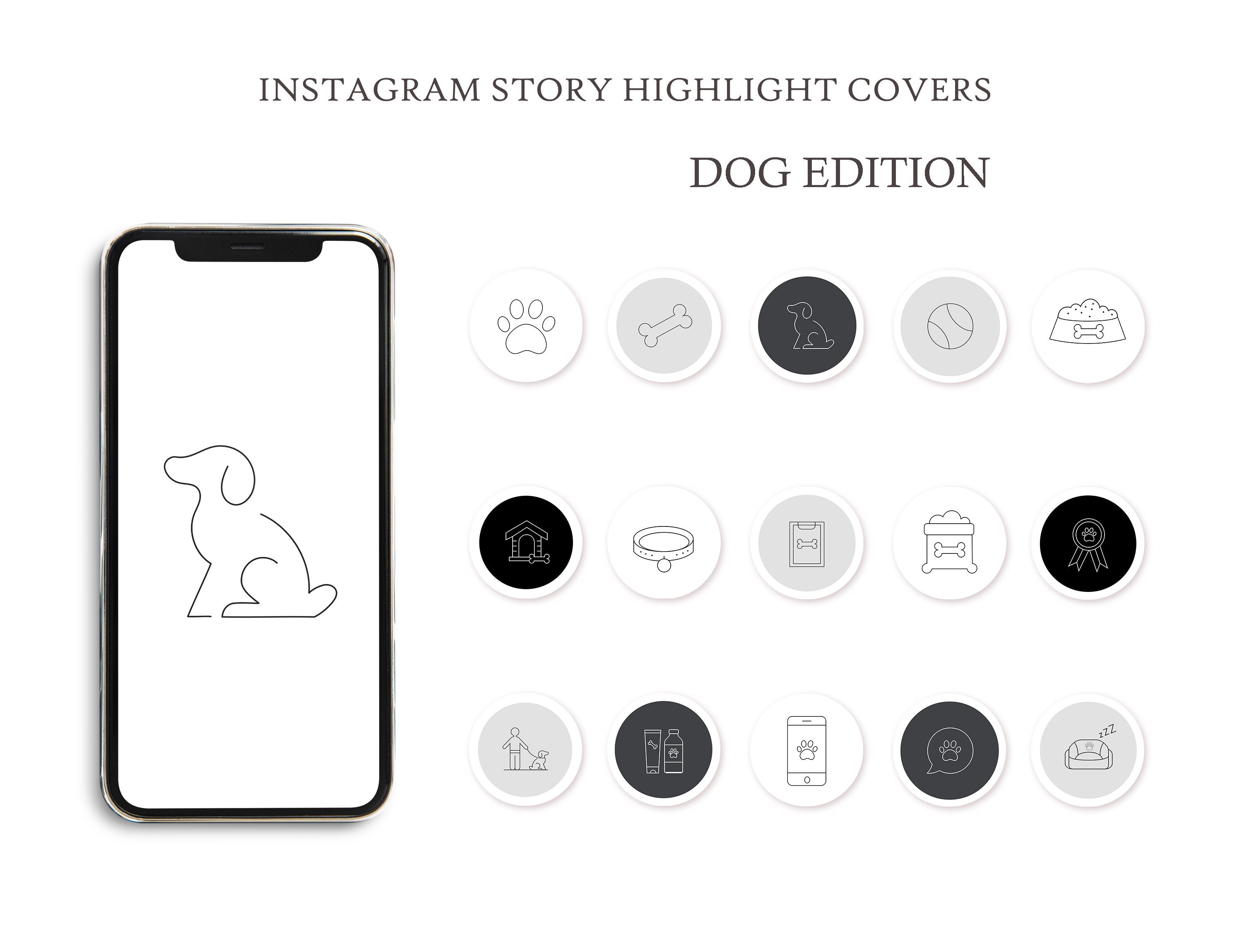 Dog Instagram Highlight Covers Pet Highlights Instagram Etsy