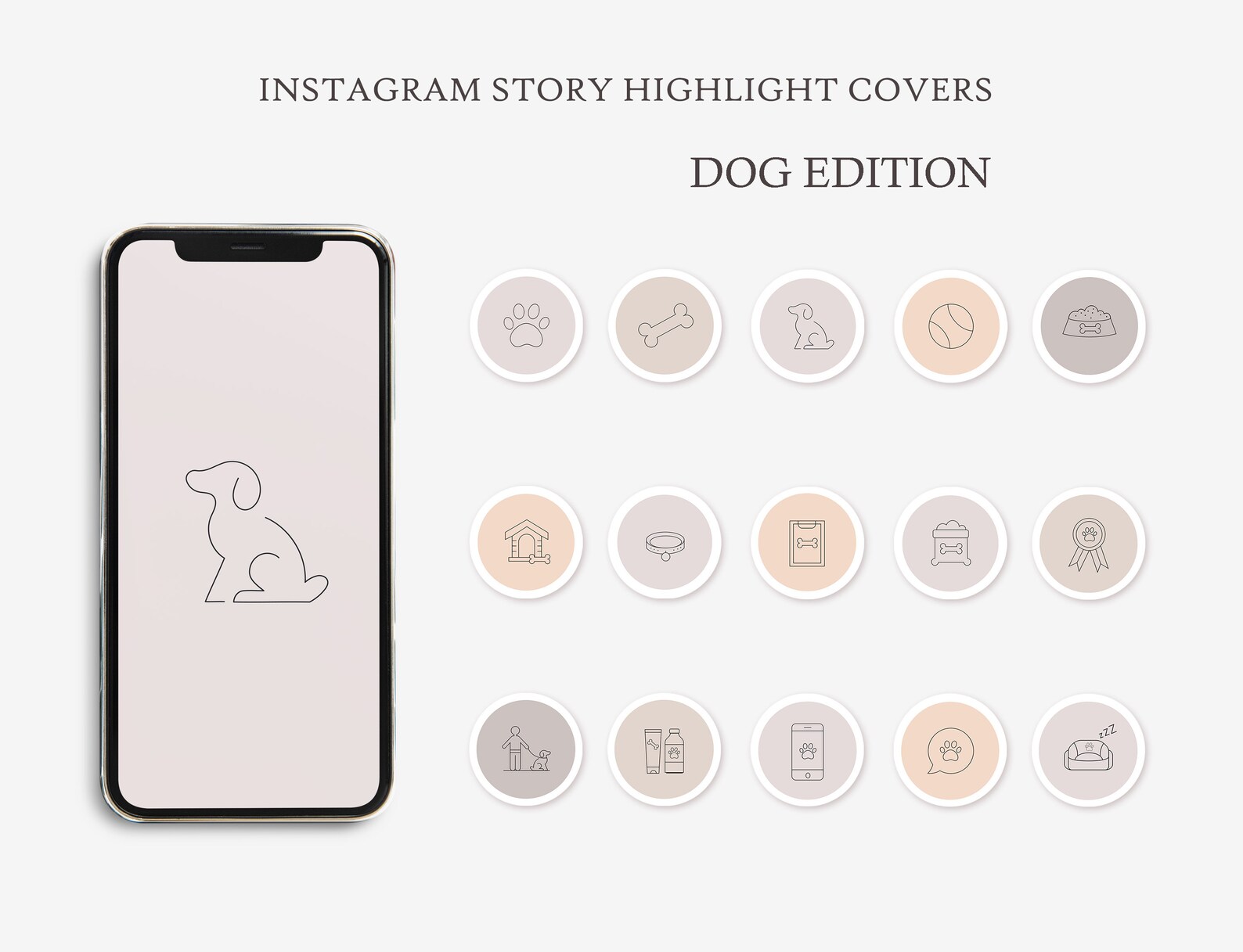 Dog Instagram Highlight Covers Pet Highlights Instagram Etsy