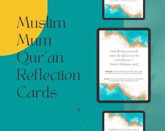 Qur'an Reflection Cards for Muslim Mums | Islamic Mindfulness (PDF)