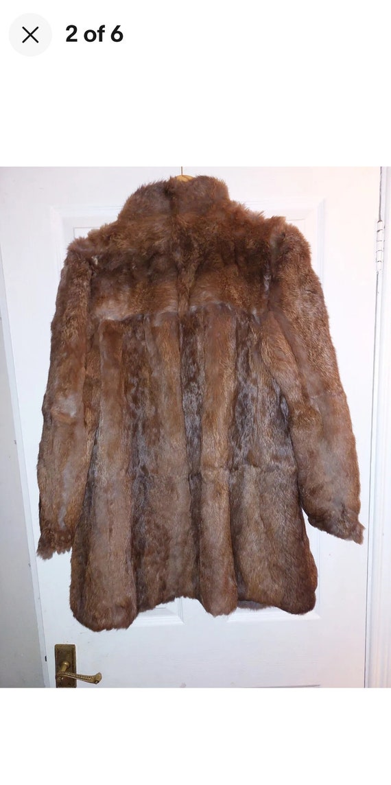 French luxury vintage real Coney fur coat - image 2