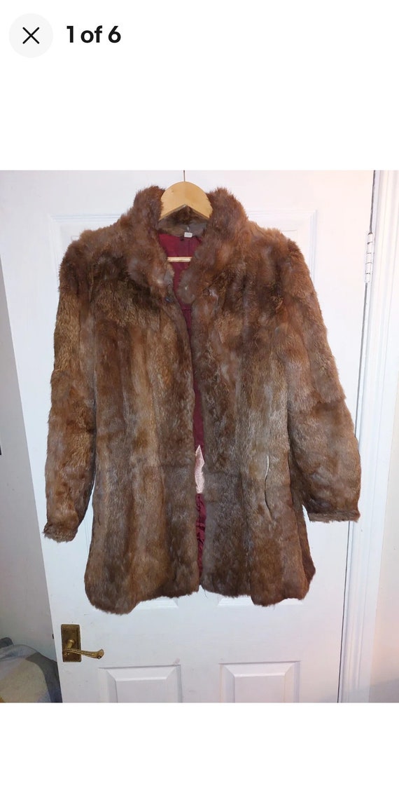 French luxury vintage real Coney fur coat - image 1