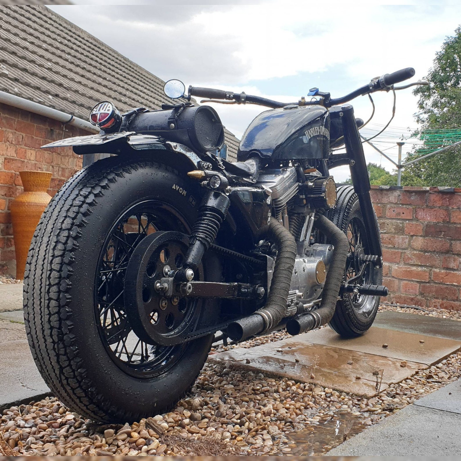 Custom Harley Davidson Handlebars Chopper Bobber Etsy