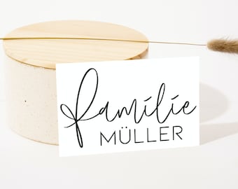 Personalisierter, wasserdichter Briefkastenaufkleber – hochwertiger Namensaufkleber, individuell gestaltbar, Custom Vinyl-Aufkleber