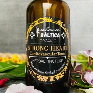 Heart, Herbal Tincture, Heart Supplement, Heart Health, Tincture For Heart, Hawthorn Tincture, Herbal Extract, Herbalist Made, No Pesticides