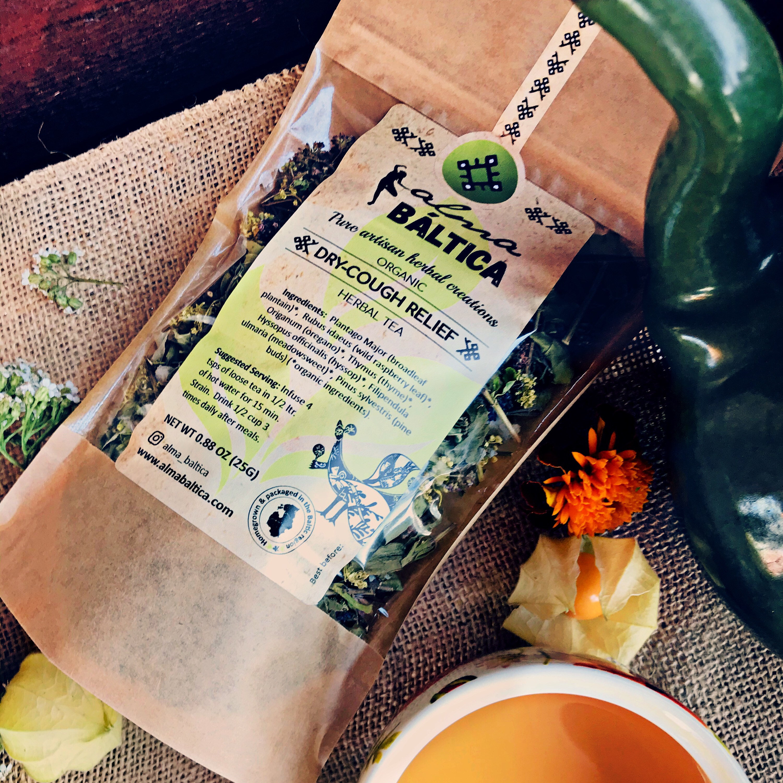 DryCough Relief tea Persistent & irritable cough Herbs for Etsy